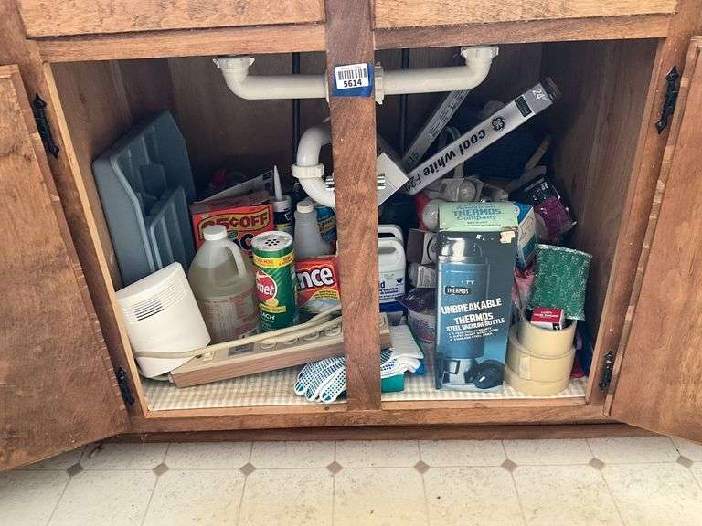 Under sink contents