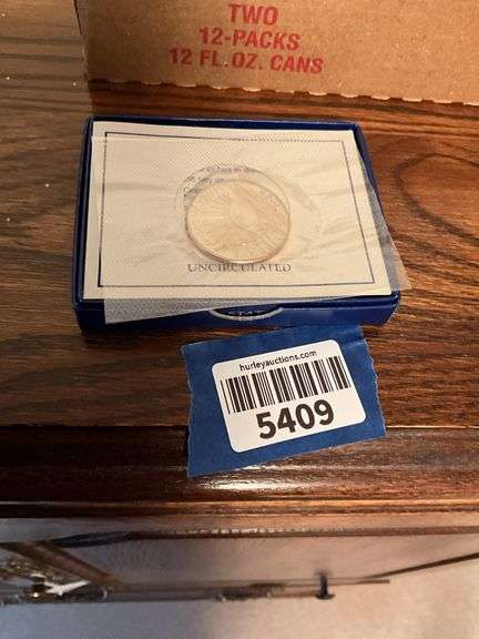 1986 Uncirculated Statue of Liberty half dollar coin