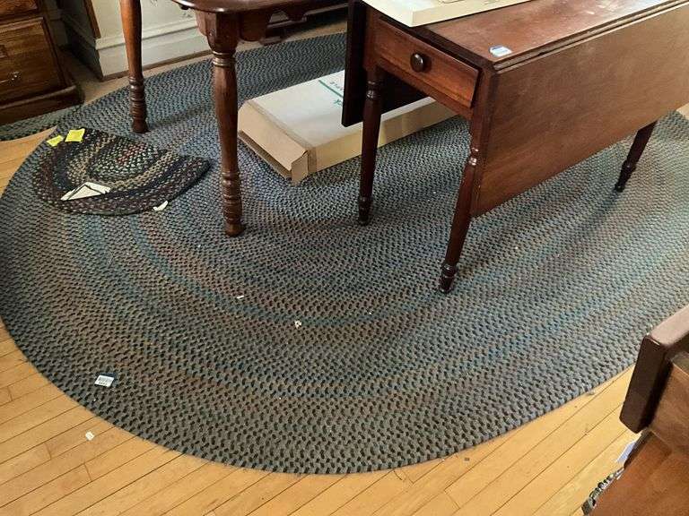 Large braided rug