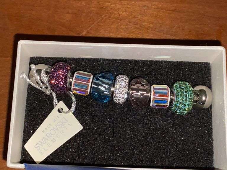 Pandora bracelet w/ Swarovski crystal elements