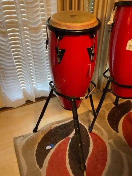 Conga drum on stand