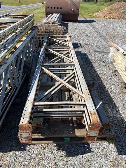 Hurley Rack Pallet racks uprights 12’ high - Hurley Real Estate & Auctions