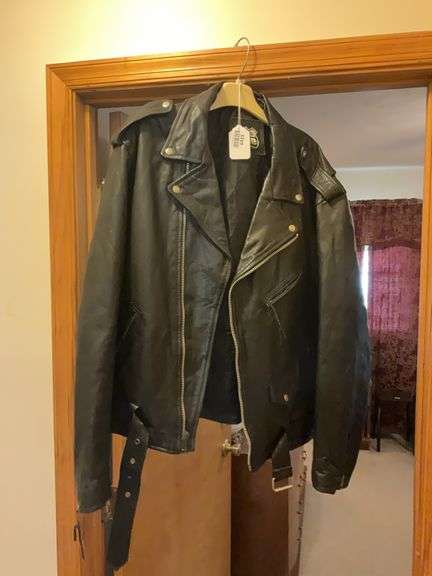 Highway One black leather biker jacket