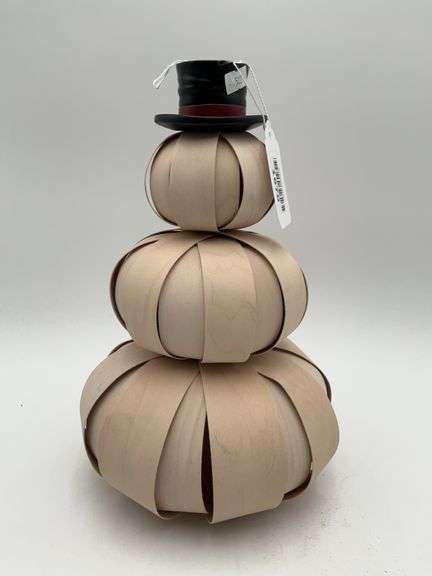 2013 small bentwood snowman