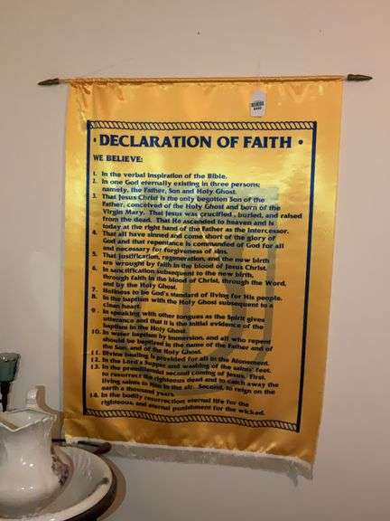 Declaration of Faith banner