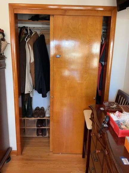 Content of closet: men's clothes, shoes, and accessories shoe sz: 13