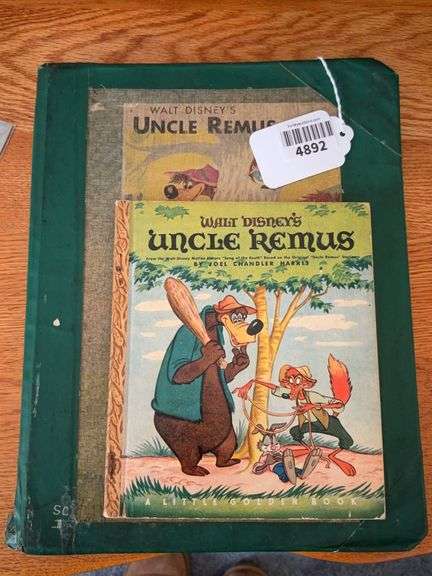 Two 1947 Disney Uncle Remus children's books