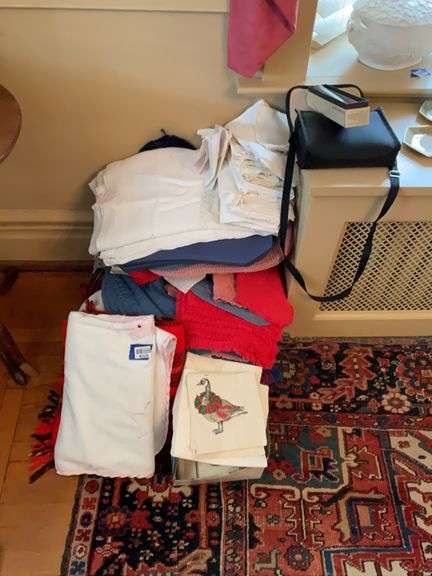 Telescope, tablecloths, placemats, linens