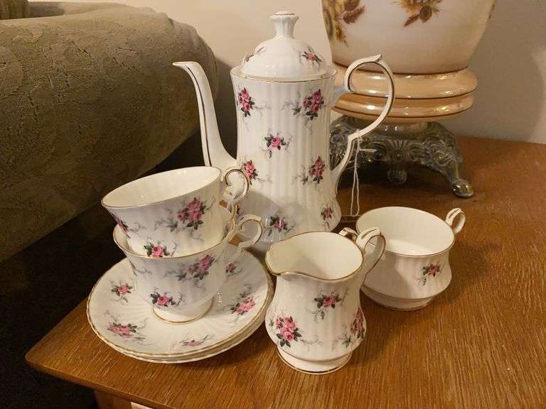 Princess House Hammersley bone china teaset for two