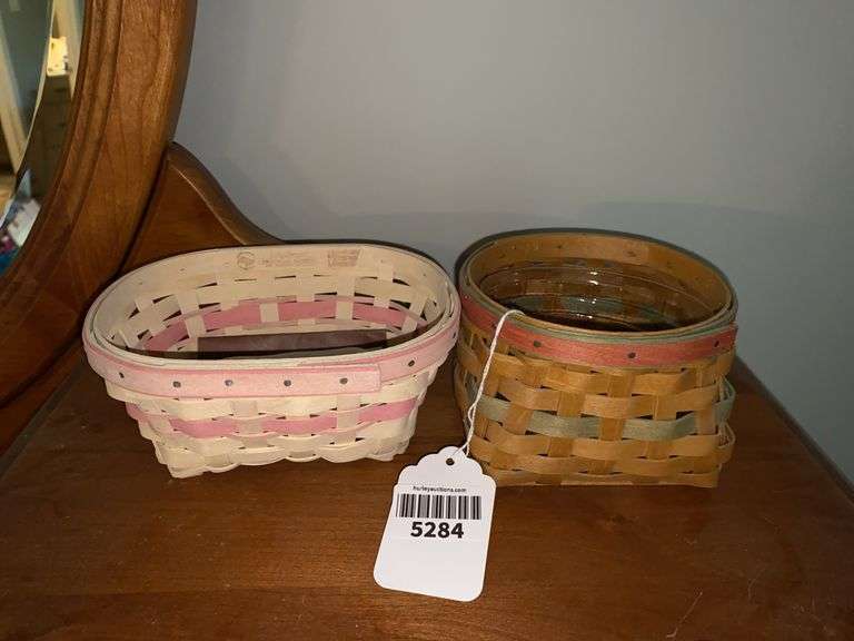 Two Longaberger baskets