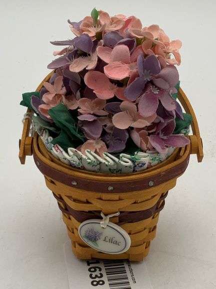 2009 miniature lilac liner, protector, tie on with box