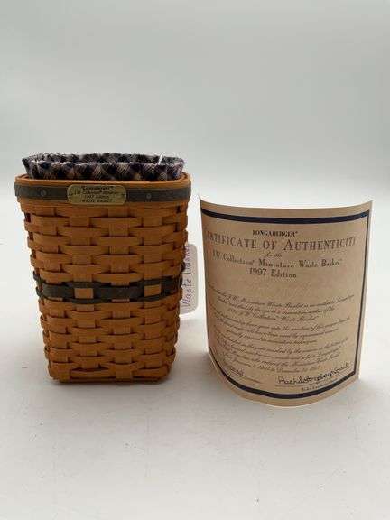 1997 jaw miniature waste basket liner and protector