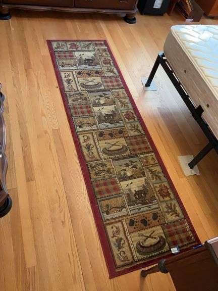 Wilderness theme rug runner 25.5x87