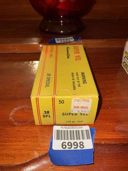 Box of SuperVel .38 Special, see photos quantity and type