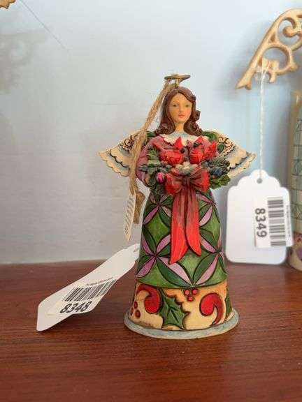 Jim Shore angel ornament w/ cardinals