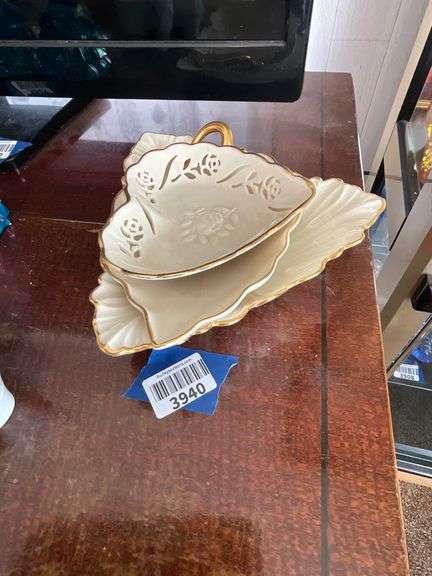 Three Lenox china bowls