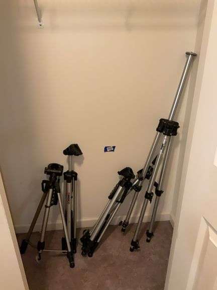 Four tripods