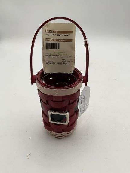 2014 Santa belly basket with protector