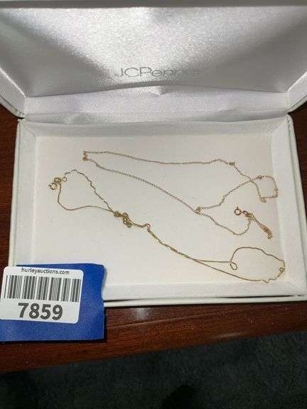 Two 14K gold chains