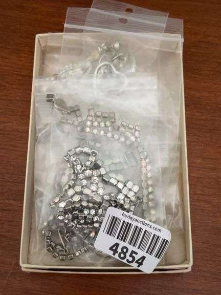 Rhinestone jewelry lot