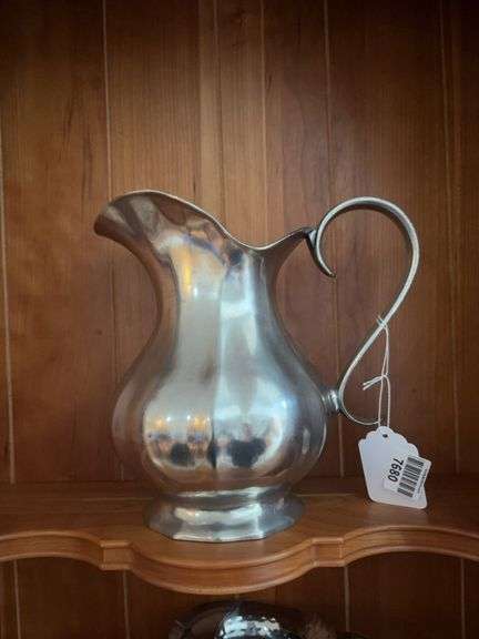 Pewter pitcher, Made in Italy
