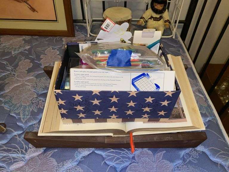 Scrapbooking supplies, and Bible