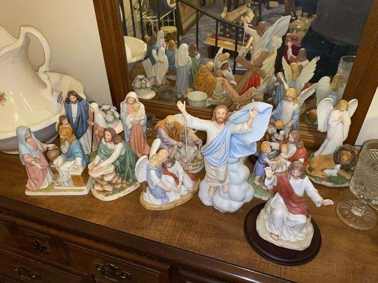 Bisque Jesus figurines collection