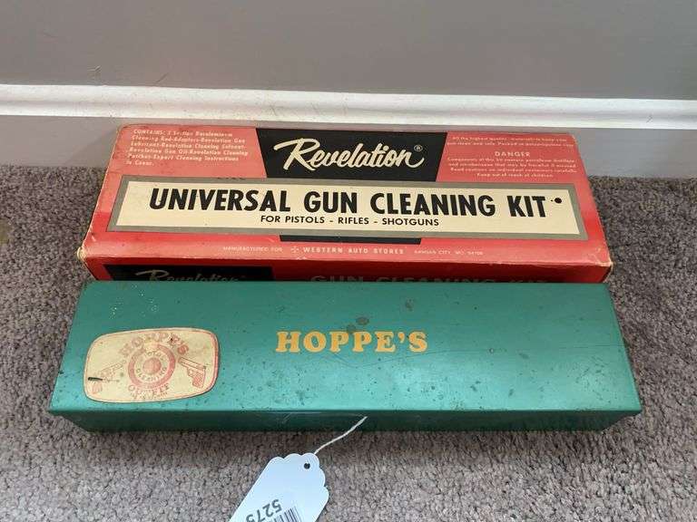 Two gun cleaning kits