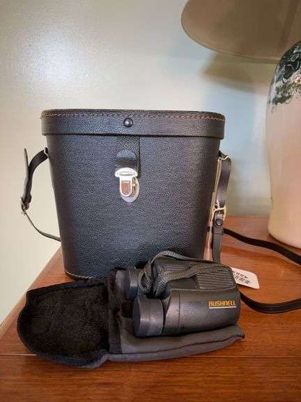 Two pair binoculars: Continental Optics 7x50, and Bushnell 8x23