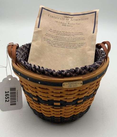 2002 j w miniature corn basket liner and protector