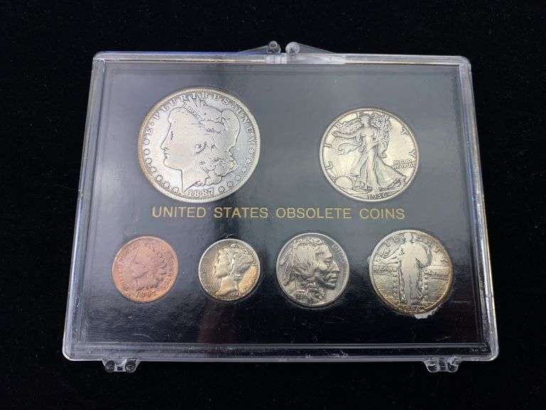 US obsolete coins set