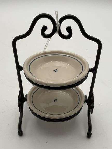 Miniature two pie rack with two plates