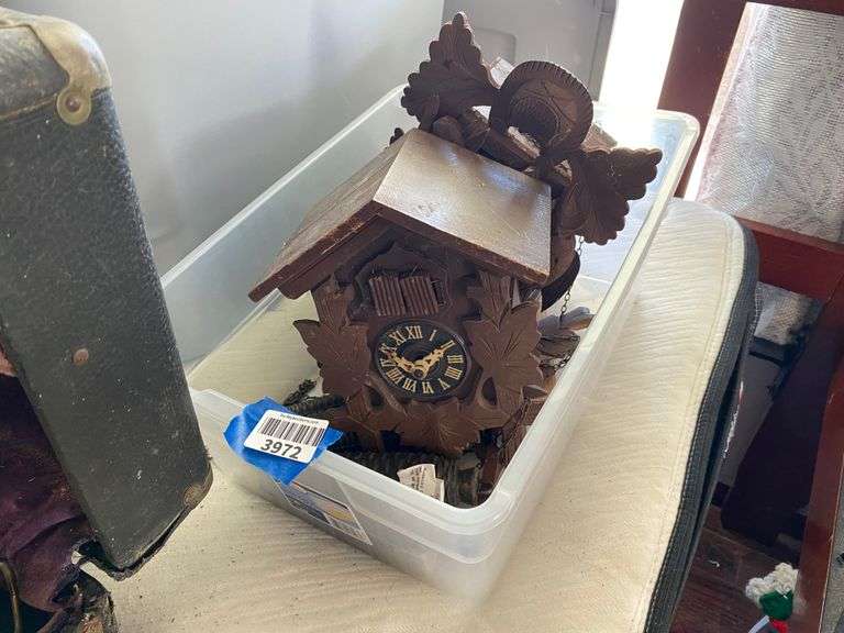 Two German cuckoo clocks