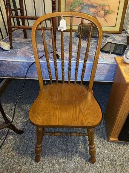Oak Windsor side chair