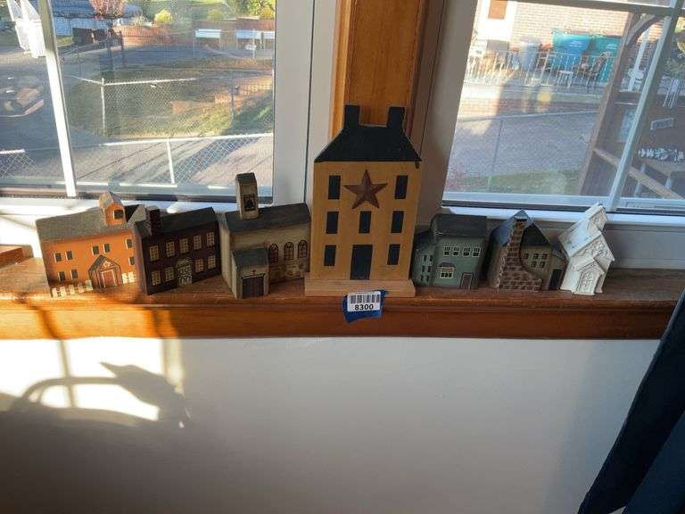 Building cutouts on windowsill