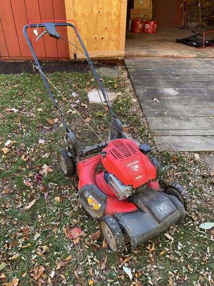 Craftsman M260 self-propelled lawn mower w/ bag