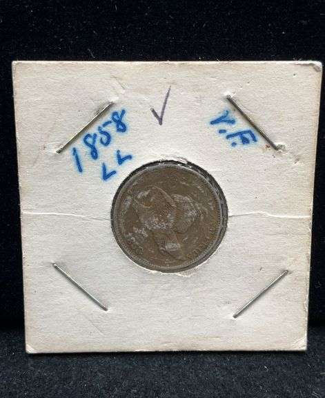 US Flying Eagle Cent - 1858