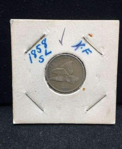 US Flying Eagle Cent - 1858