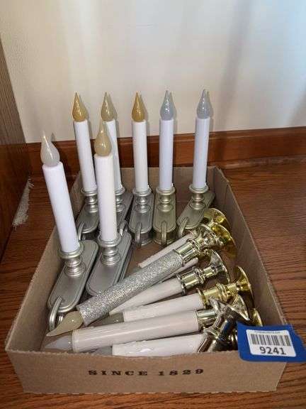 Battery window candles