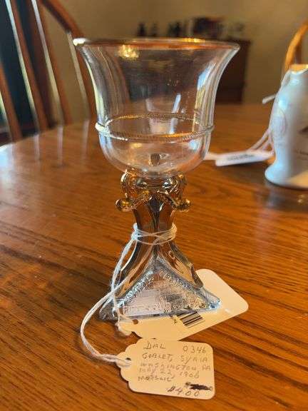 1900 Washington PA Shriner convention souvenir goblet