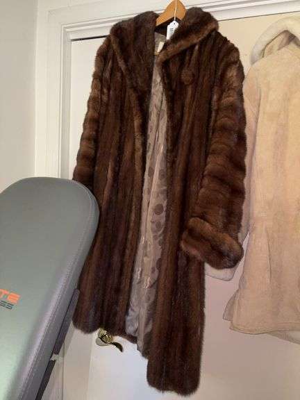 Vintage brown fur coat, Berman Furs/ Rochester label