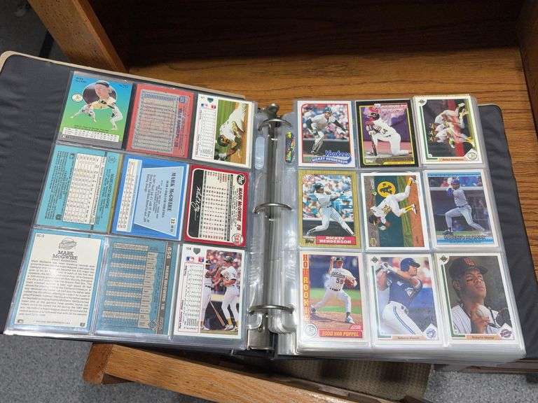 Baseball cards album