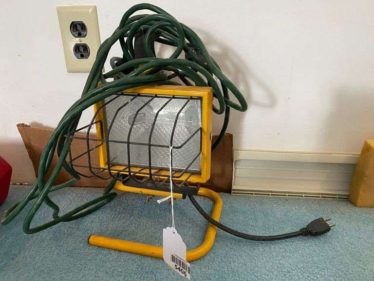 Work light and heavy duty extension cord