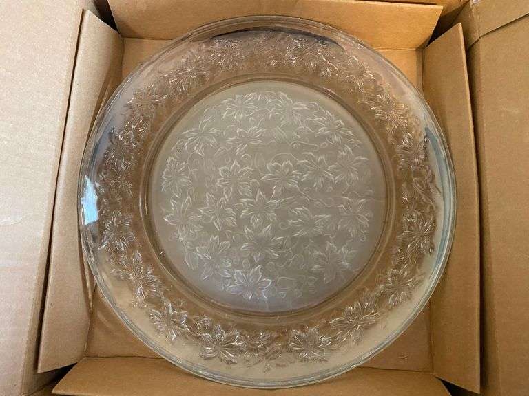 Princess House Fantasia glass plates