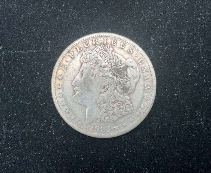 1921-S Morgan silver dollar coin