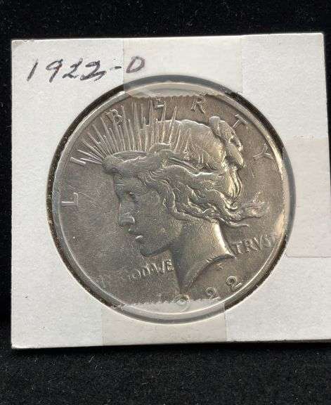 1922-D US Silver Peace Dollar