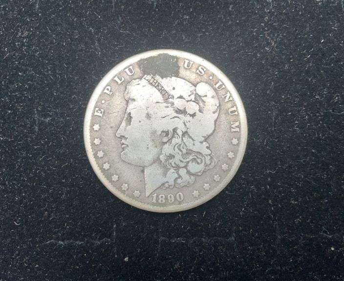 1890-O Morgan silver dollar coin