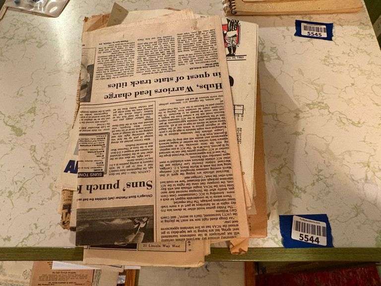 Misc local sports ephemera