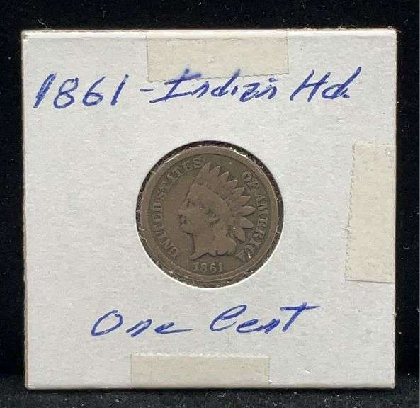 US Indian Cent - 1861