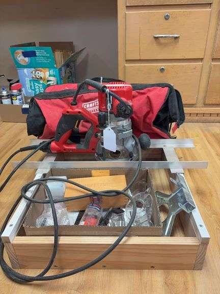 Craftsman Professional Routor Combo & misc lot
